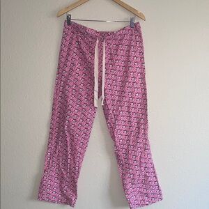 Vineyard Vines Holiday Christmas Pink Pajama Pants size small